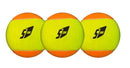 Set 3 Palline per  Beach Tennis Bicolore Giallo/Arancio