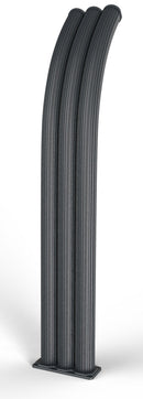 Doccia Solare da Giardino 75L Miscelatore e Lavapiedi Arkema Energy Pro Grigio Antracite