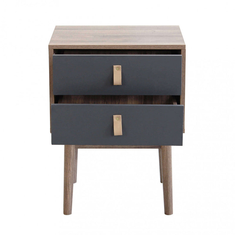 Mobiletto Pascal 45x39x59 h cm in Legno Grigio