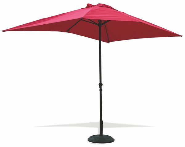 Soriani Cuba Parasol de jardin rectangulaire en aluminium rouge 3x2 m prezzo