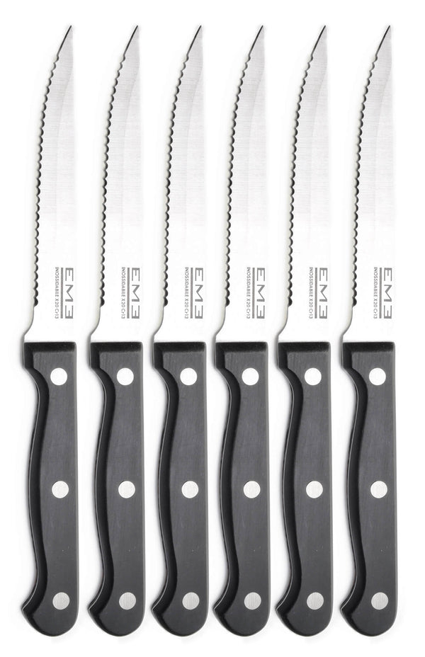 Set de 6 couteaux à steak en acier Eme Rodeo sconto