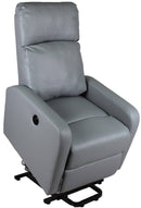 Poltrona Alzapersona Elettrica 1 Motore in Similpelle Vandi Grigia