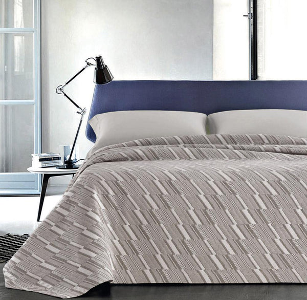 acquista Cober Affi Graf Tortora couvre-lit Jacquard teint en fil différentes tailles