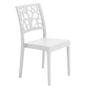 Sedia 52x46x86 cm per Interno ed Esterno Bianca