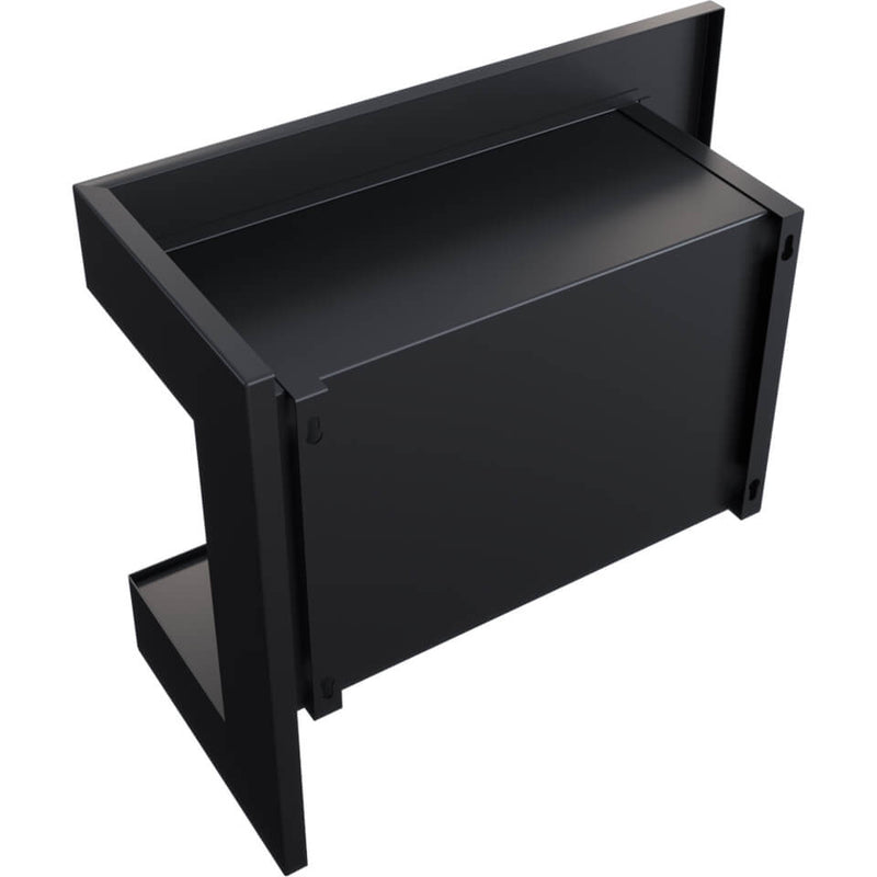 Camino a Bioetanolo da Incasso 60x48 cm Flig Tampa Nero Angolo a Destra