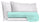Ensemble de draps et taies d'oreiller en coton vert aqua différentes tailles