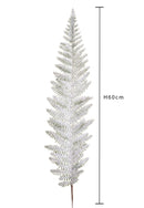 Set 12 Felce Boston con Glitter H60 Verde