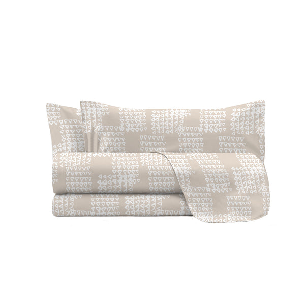 prezzo Set Lenzuola con Stampa Sopra Sotto e Federe Linea River Kura Varie Misure