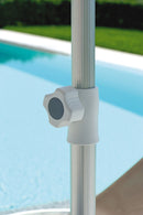 Ombrellone da Giardino 2,5x2,5m in Alluminio e Poliestere Blu