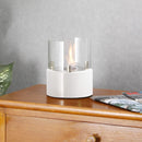 Camino a Bioetanolo da Tavolo Ø13x15,8cm Vannini Giotto Candle Bianco