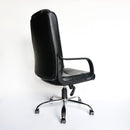 Sedia da Ufficio Direzionale in Similpelle Vandi Directory Nera