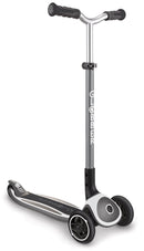 Monopattino 3 Ruote Pieghevole 5 Altezze Max 50 Kg Globber Master Grigio e Bianco