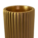 Portavaso resina oro opaco cm Ø40xh120