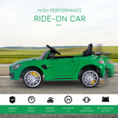 Macchina Elettrica per Bambini 12V con Licenza Mercedes GTR AMG Verde