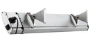 Pannello Radiante Riscaldante ad Infrarossi 150,5x17,7x6 cm 2400W Sined Calore Nero