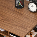 Scrivania da Ufficio Porta PC 107x48x76,2 cm in Legno  Noce