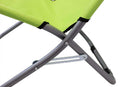 Spiaggina Alta Steel Oxford 76x50x33/74h cm in Acciaio e Oxford Vari Colori