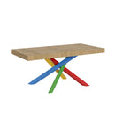Tavolo Allungabile 200-460x90x77 cm Volantis Quercia Natura Telaio 4B 