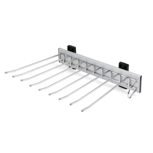 sconto Porte-pantalons à montage latéral pour garde-robe en acier et technoplastique Emuca