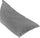 Pouf Pouf Chaise Longue en Acrylique Pomodone Gris Lait