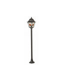 Lampada Palo Paletto per Giardino Colore Grigio per Esterno Linea Tiffany Sovil