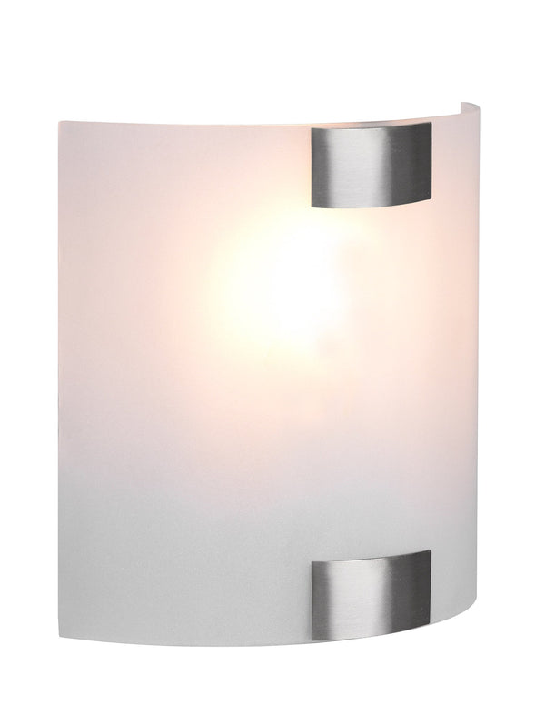 sconto Applique da Interno Attacco E27 in Metallo Nickel Opaco