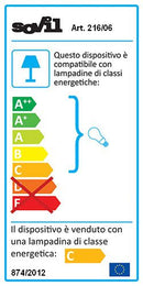 Faro Proiettore 120W Colore Nero da Esterno Linea Flood Sovil