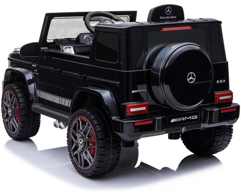 Macchina Elettrica per Bambini 12V con Licenza Mercedes G63 AMG Big Fuoristrada Nera