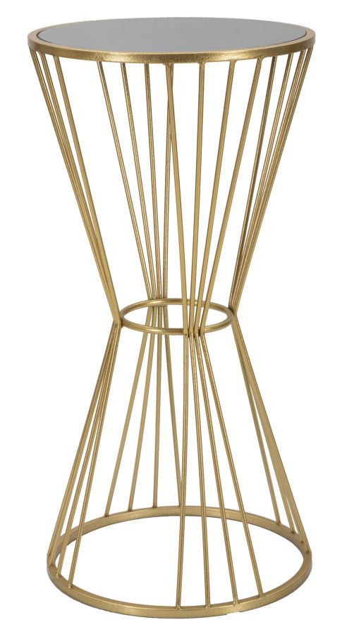 acquista Super table basse 40x80x40 cm en Fer et MDF Or
