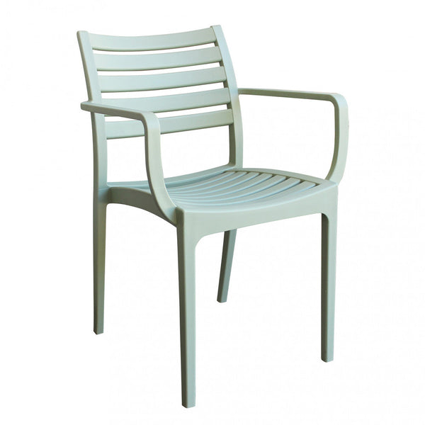 Fauteuil Eveline 58,5x55,2x84 cm en polypropylène vert acquista
