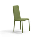 Set 2 sedie Imbottite 45x52x91 cm In Tessuto Savoy  Betty Plus Verde Lime