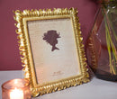 Cornice Glam Petalo 28x1,8x33 cm in Resina Oro