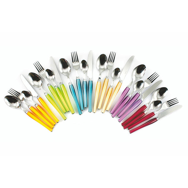 sconto Ménagère de Service 24 Pièces en Inox Villa d'Este Fusion