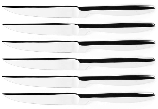 sconto Set de 6 Couteaux à Steak Lame Dentée en Acier Inoxydable K6 Boj