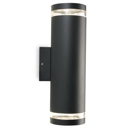 sconto Applique 2 Lumières Ronde Couleur Grise pour Extérieur Line Stage Livos