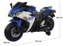 Moto Elettrica per Bambini 12V Kidfun Fast R3 Blu