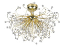 Plafoniera da Interno Attacco E14 in Metallo Ottone lucido