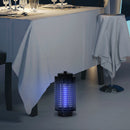 Zanzariera Elettrica 3W con Luce UV per Interno ed Esterno Nero  