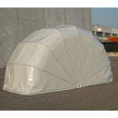 Motobox a Chiocciola Copertura Box in PVC per Moto Scooter - 280x130xh140 cm\/Grigio Maddi