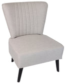 Poltroncina Imbottita in Tessuto Motti Felix Crema