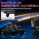 Go Kart Elettrico per Bambini Velocità 3-8 km/h per Drifting Nero  