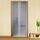 Moustiquaire pour Porte 150x250 cm avec Bioadhésif Noir