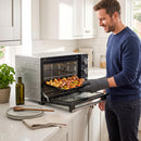 Forno Elettrico 1500 W 36 L 53,1x38x35 cm con Temperatura Regolabile Max 230° Timer 60 min Griglia Teglia e Manico      