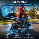Moto Elettrica per Bambini 3-8 Anni 12 V Licenza BMW G310 GS 102x62x73 cm con Batteria al Litio e Rotelle Rimovibili in PP Blu      