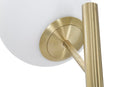Lampada da Terra Glamy 3 Luci Ø36x190 cm in Ferro e Vetro Oro e Bianco
