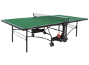 Tavolo da Pin Pong con Piano Verde e Ruote per Interno Garlando Master Indoor