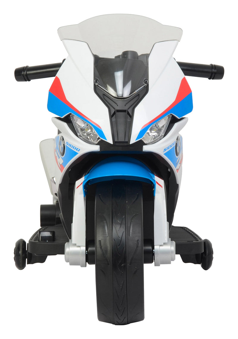 Moto Elettrica per Bambini 12V con Licenza BMW S1000 RR Bianca