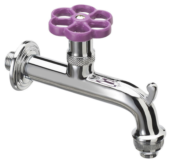 Robinet pour Fontaine de Jardin en Laiton Chromé avec Anneau Coloré Belfer RUB/018 Violet acquista