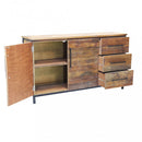 Mobile Boniface 150x40x86 h cm in Legno Marrone