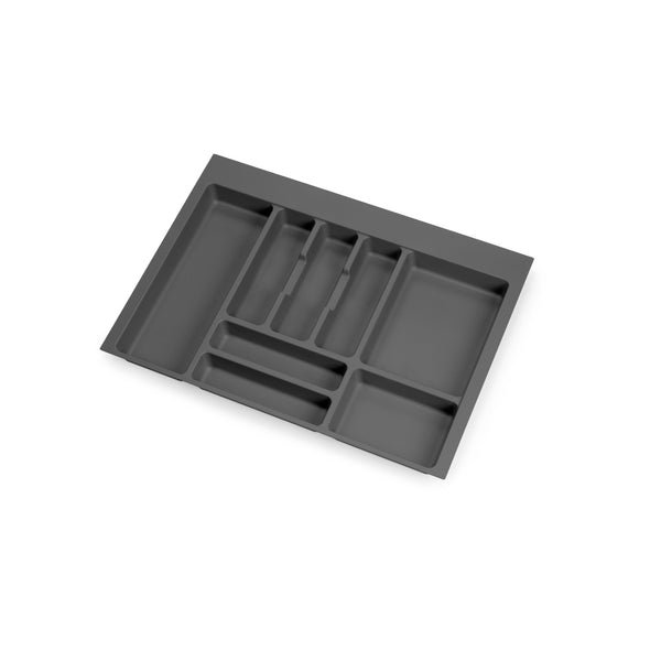 Range-couverts Emuca Optima Vertex/Concept 500mm Plastique Gris Anthracite sconto